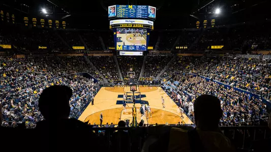 Men's Basketball Crisler Center generic crowd
