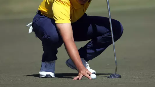 Men's Golf Placing the Ball