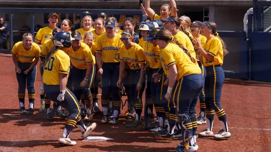 Softball Home Run Celebration