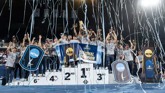 Men's Gymnastics NCAA Podium Celebration