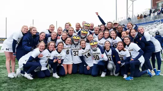 Women's Lacrosse Team Photo Post-Marquette Game
