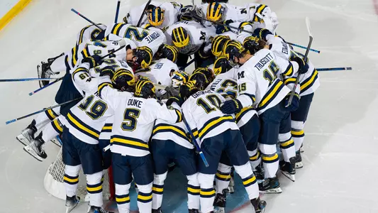 Ice Hockey Pregame Huddle