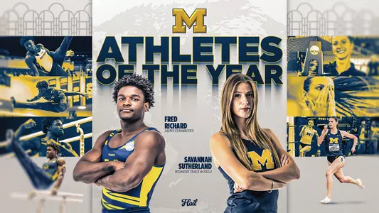 Fred Richard and Savannah Sutherland: UM Athletes of the Year