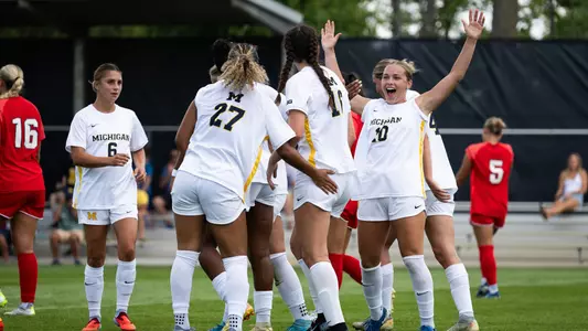 Women's Soccer Team Celebration