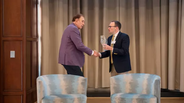 Rudy Tomjanovic (left) and Brian Boesch