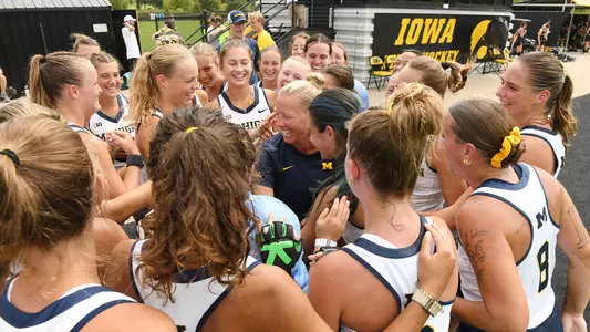 Michigan Field Hockey Huddle
