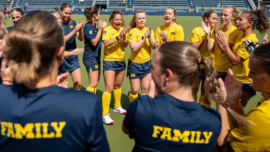 Field Hockey Team Huddle