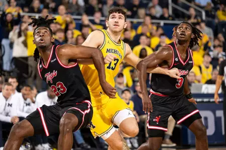 12/29/24 
The University of Michigan men's basketball team defeats Western Kentucky, 112-64, at the Crisler Arena in Ann Arbor, MI on December 29, 2024.