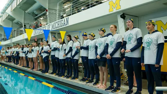 Women's Swimming and Diving Team Lineup