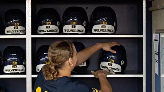 Softball Helmet Rack