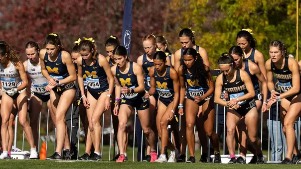 Women's Cross Country at the Start Line