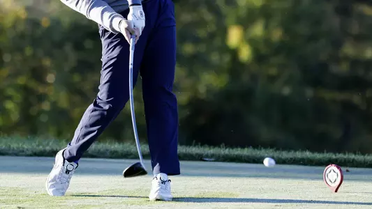 Men's Golf Teeing Off
