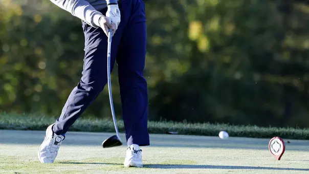 Men's Golf Teeing Off