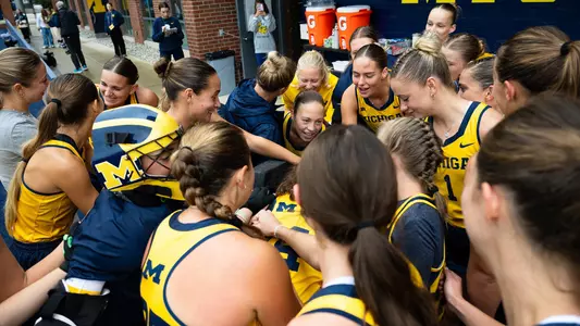 Field Hockey Team Huddle