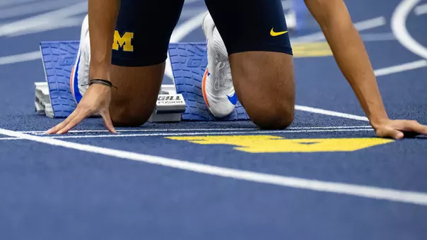 Men's Track and Field At the Starting Line