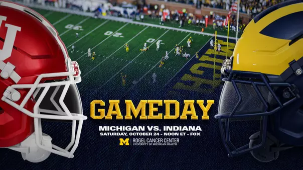 Michigan vs. Indiana Gameday Graphic