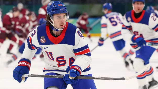 Olympic Ice Hockey Updates: Team USA Downs Latvia; Hughes Tops Ice Time in Olympic Debut