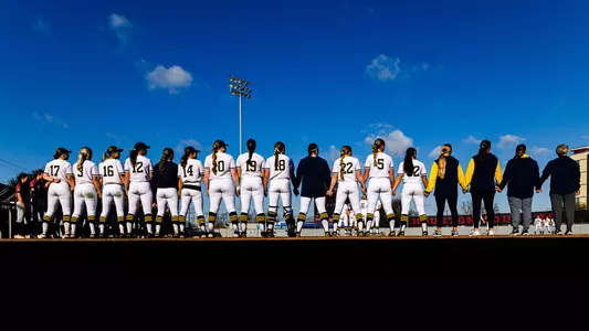 Softball Team Pregame Lineup