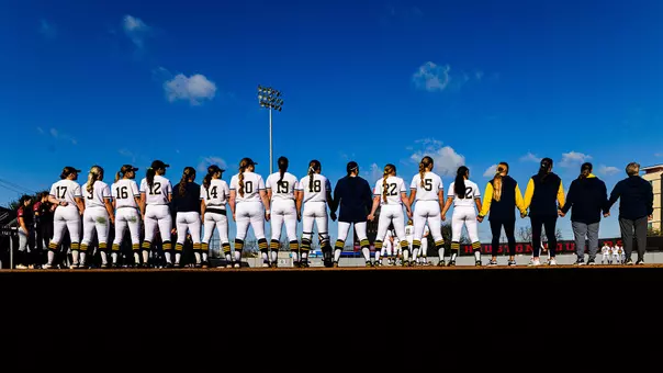 Softball Team Pregame Lineup