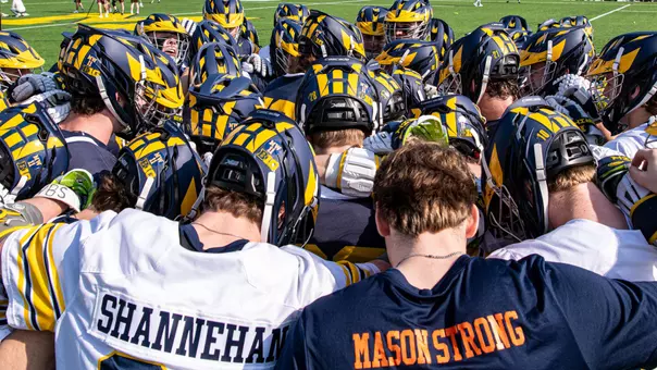 Michigan Men's Lacrosse Huddle