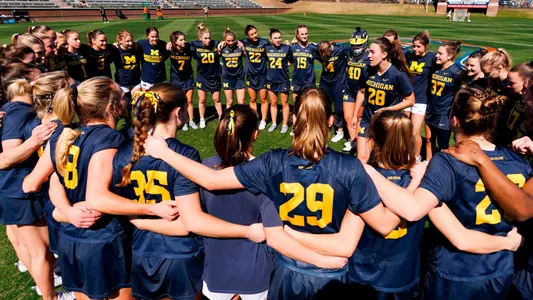 Women's Lacrosse Team Huddle