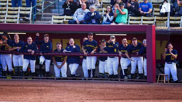 Softball Team in Dugout