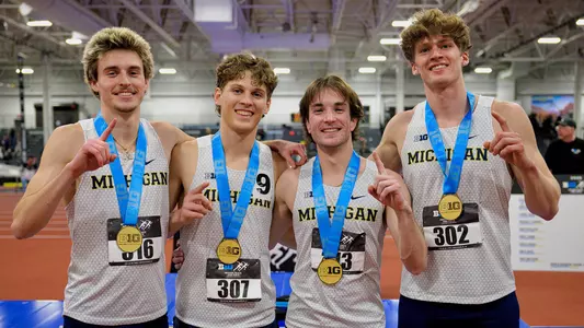 From left: Trent McFarland, Brendan Herger, Camden Law, Will Barhite