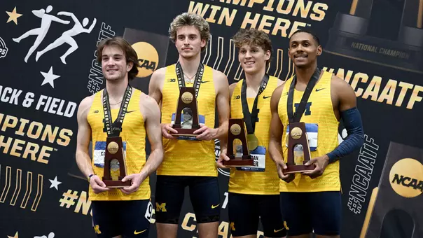 From left: Camden Law, Trent McFarland, Brendan Herger, Miles Brown