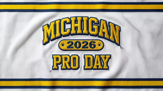 Michigan Football Pro Day 2026 logo