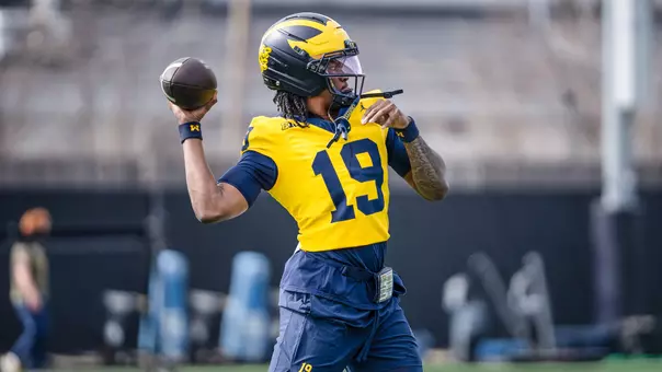 Bryce Underwood spring practice