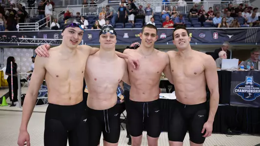 From left: Jack Wilkening, Ole Eidam, Tyler Ray, Luka Mladenovic