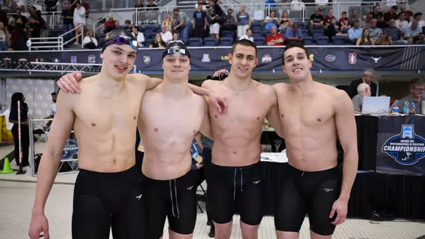 From left: Jack Wilkening, Ole Eidam, Tyler Ray, Luka Mladenovic