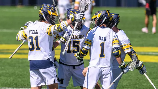 Michigan Men's Lacrosse Celebration