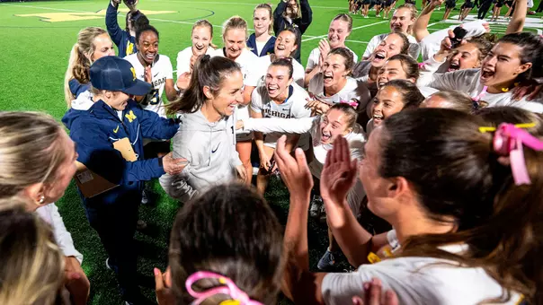 Women's Lacrosse Team Celebration