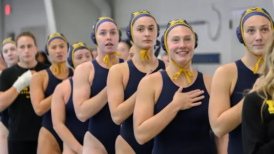 Water polo team lineup