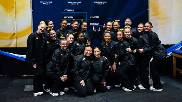 Women's Gymnastics NCAA Regionals Team Photo