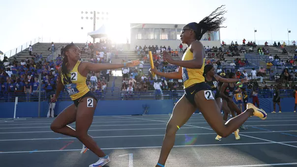 Sidney Green, left, and Trinity Henderson