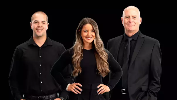 From left: Quest Hayden, Cali Hager, Scott Sherman