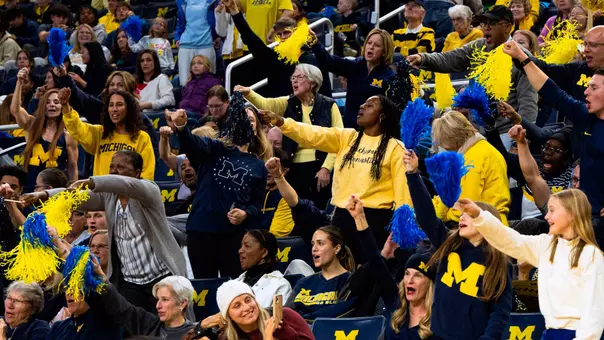 Women's Gymnastics Crisler Crowd
