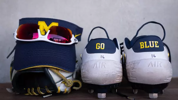 Softball Glove, Visor, Sunglasses and Cleats
