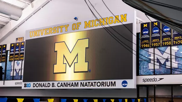 Canham Natatorium Video Board
