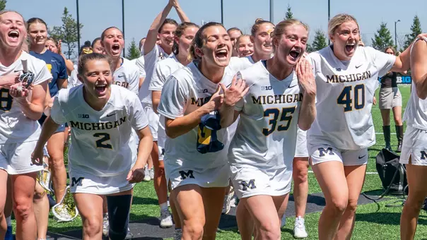 Michigan Women’s Lacrosse Celebration