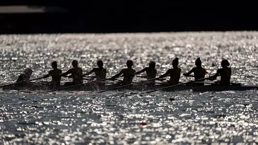 Rowing Eight Boat on the Water