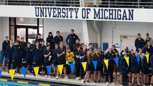 Swimming and Diving Team on Deck