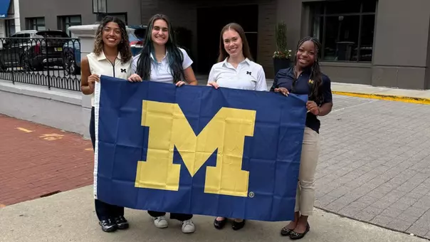 Global Leadership Trip - Penelopea Gordon (women's cross country/track and field), Aurora Gery (field hockey), Sophie Parenti (women's gymnastics), Jazhzara Ranger (women's gymnastics)