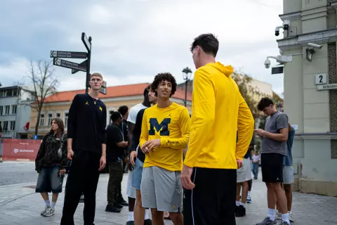 Men's Basketball Summer Tour Day 1: Lithuania and Croatia