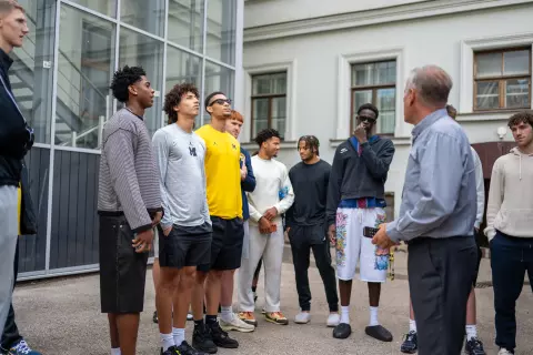 Men's Basketball Summer Tour Day 2: Lithuania and Croatia