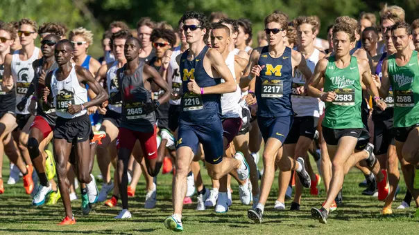 Nathan Lopez (left) and Trent McFarland (Michigan Athletics)