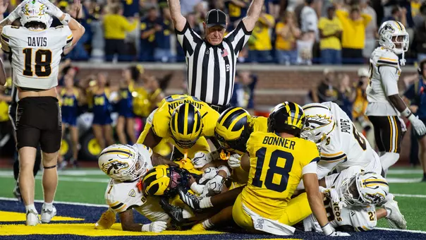 Michigan Football Final Touchdown vs. Western Michigan