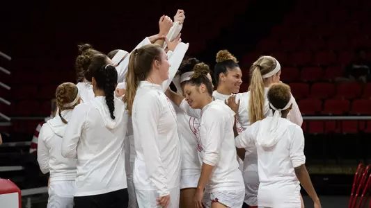 Women's Basketball Huddle